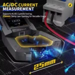 FNIRSI Digital Multimeter, DC/AC Clamp Meter With 10000 Counts, 600A Current Clamp Tester NCV Electrical Tool DMC-100 - Image 6