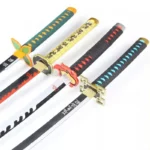 104cm Japanese Katana Samurai Sword Accessory Demon Slayer Katana Tanjirou Sword Kimetsu No Yaiba Iron Ninja Knife Cosplay Toy - Image 4