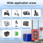 Daly Smart BMS Lifepo4 4S 12V 8S 24V 16S 48V Li-ion 3S 7S 10S 36V 13S 48V 40A 60A BMS with BT for lithium 18650 battery scooter - Image 3