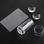 Nail Stamping Plates Pure Clear Jelly Nails Art Stamper Scraper Set Print Silicone Marshmallow Design Manicure Accessories Tool - Image 3