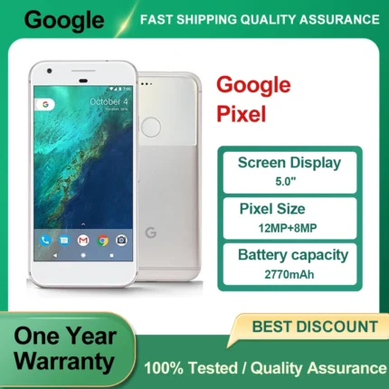 Google Pixel 4G 5.0" 4GB RAM 32GB ROM NFC Octa Core Google Qualcomm MSM8996 Original Unlocked Android Smartphone Mobile Phone