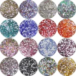 S3-SS10 Rhinestone 6-grid flat bottom diamond nail accessories jewelry crystal glass nail art diy nail art jewelry - Image 2