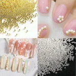 12Grids Mini Caviar Beads Nail Art Decorations Metal Gold/Silver Micro Ball Nail Charms Magnetic Pen 0.5~3mm Ball Nail Jewelry - Image 4