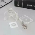 1 PCS Blank Album Mini CD Case Key Chain For DIY Backpack Hanging Decor Keychain Pendant - Image 2