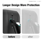 Silicone Case for Anker Zolo 25000mAh 165W Power Bank Portable Charger Protective Case Travel Carrying Case TF/SIM storage Bag - Image 3
