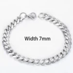 Hot Selling Fashion Stainless Steel Classical Cuban Chain Bracelet Men and Women Hip Hop Punk Jewelry - Image 4