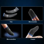 10pcs Mobile Game Fingertip Gloves For PUBG Gamer Sweatproof Anti-slip Touch Screen Finger Sleeve Breathable Gaming Finger Cover - Image 5