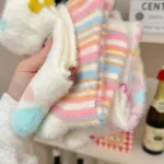 Women's Autumn Winter Socks Mid Tube Cute Mink Velvet Sock Thickened Warm Sleeping Floor Stockings Furry Solid Color Simple Sock - Image 2