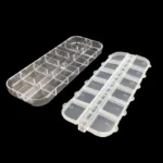 1/3/5PCS 12 Grids Plastic Organizer Holder For Nail Art Stone Jewelry Accessory Storage Box Bead Decoration Collector Tool - Image 3