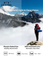 CLLOIO Polarized Lens 1.56 1.61 1.67 Myopia Hyperopia Sunglasses Lens Prescription CR39 Resin Aspheric Anti-Glare Glasses Lenses - Image 3