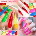 6Pcs/Set Nail Gel Green Red Yellow Neon Polish Summer Bright Orange Colorful Manicure UV LED Soak Off Nail Art Gel Varnishes Kit - Image 6