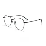 YIMARUILI Retro Oval Optical Prescription Glasses for Men and Women Ultralight Titanium Fashion Pilot Eyewear Simple Design 8201 - Image 6