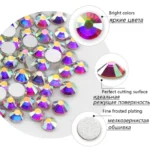 Multi-Size Glass Nail Rhinestones For Nails Art Decorations Crystals Strass Charms Partition Mixed Size Rhinestone Set - Image 6