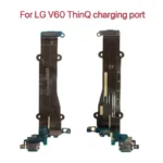 USB Charger Charging Port Board Flex Cable Mic For LG V60 ThinQ 5G V600TM V600AM Charging Connector Flex Cable Replacement Parts