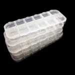 1/3/5PCS 12 Grids Plastic Organizer Holder For Nail Art Stone Jewelry Accessory Storage Box Bead Decoration Collector Tool