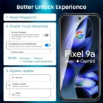 8 In 1 Clear Crystal 9H Tempered Glass Case For Google Pixel 9a 5G Screen Protector Camera Glass Googe Pixel9a Pixle 9a 9 a a9 - Image 2