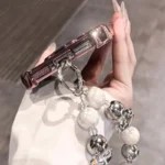 Pearl Strap Glitter Pink Clover Phone Holder Case On For Huawei Honor 9X Pro 60 70 80 90 100 200 300 Pro Ultra Y9s Stand Cover - Image 5