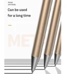 Deli Metal Gel Pens Ink Refills, 0.5mm Smooth Writing Luxury Sign Pen Aesthetic Stationery Supplies Kalem 펜 Writing School Items - Image 5