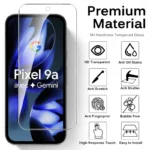 8 In 1 Clear Crystal 9H Tempered Glass Case For Google Pixel 9a 5G Screen Protector Camera Glass Googe Pixel9a Pixle 9a 9 a a9 - Image 3