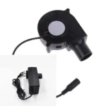 220V BBQ Fan Small blower Blast Engine with Air Collecting Adjustable Speed Cooking Tool Handheld Barbecue US/EU Plug - Image 5