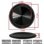 90mm Speaker Diaphragm Bass Radiators Subwoofer Accessories for DIY Home Theater Speaker Passive Radiator Replacement - Image 6