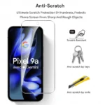 8 In 1 Clear Crystal 9H Tempered Glass Case For Google Pixel 9a 5G Screen Protector Camera Glass Googe Pixel9a Pixle 9a 9 a a9 - Image 5
