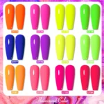 7ML Fluorescent Color Gel Nail Polish Summer Neon Gel Semi Permanent Varnishes Nail Art Manicure Soak Off LED UV LED Gel Polish - Image 2