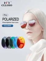 CLLOIO Polarized Lens 1.56 1.61 1.67 Myopia Hyperopia Sunglasses Lens Prescription CR39 Resin Aspheric Anti-Glare Glasses Lenses