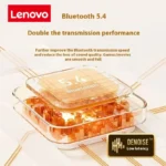 Lenovo Pro 5S Bluetooth Earphone Stereo Wireless Headphone In-Ear HiFi HandsFree Headset Mic Noise Reduction Mini Sport Earplugs - Image 3