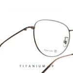YIMARUILI Retro Oval Optical Prescription Glasses for Men and Women Ultralight Titanium Fashion Pilot Eyewear Simple Design 8201 - Image 5
