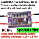 KEKK K99 Mini Spot Welder 99 Gears Mini Spots Welding Machine Control Board for 18650 Battery 0.1-0.3mm Nickel Sheet - Image 2