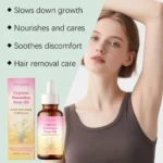 Cyperus Rotundus Root Hair Removal Oil Relieve Redness Smoothing Soothing Moisturizing Hair Growth Inhibitor Body Depilatory Oil - Image 3