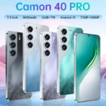 New Model Camon 40 Pro 7.3 Smartphone 5G Android, Supports Dual SIM Card Functionality, WiFi, GPS, and Google Tab. - Image 2