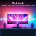 Computer Screen Light Strip Monitor RGBIC Bluetooth LED Lights Ambient Lighting Music Sycn APP Control PC Backlight Game Room - Image 2