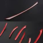 6 pcs SUS304 Stainless Steel Rear Fog Light Garnish Taillights Cover Molding Trim Accessories for Toyota Prius XW50 2015-2017 - Image 5