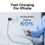【EU Plug】UGREEN 45W/30W/25W/20W GaN Charger PD3.0 PPS QC3.0 USB C Fast Charger For iPhone 17 16 15 ProMax Samsung S25 iPad Air - Image 3