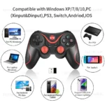Terios T3 X3 Support Bluetooth Gamepad Joystick For PC/PS3/IOS Phone Wireless Game Controller For Nintendo Switch Accessories - Image 2