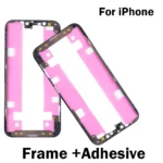 1pcs For iPhone X XS max 11 12 13 14 15 16 17 Air Mini Pro Max Front Bezel LCD Middle Frame with Adhesive Holder Housing Repair - Image 4
