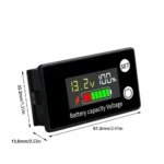 DC8-100V LCD Digital Meter 6133A Battery Capacity Indicator Lithium Ion Iron Phosphate Battery 12V 24V 36V 48V 60V 72V Voltmeter - Image 3