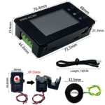 KWS-AC301 Wattmeter Power Meter Voltmeter AC 50-300V Voltage 50-60HZ Power Analyzers LED AC Electricity Meter 0-20/100A Detector - Image 5
