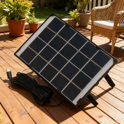 Solar Panels 30W 5V Portable Adjustable Mount Power Bank Outdoor Security Camera Charging Panel for Phones Lantern Fan Power
