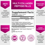 Multiple Collagen Complex - Types I, II, III, V, and X - Hair, Skin, Nail, Bones, Joint Health Support - Image 2