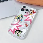 Cool Girl P-Powerpuffs Phone Case for Xiaomi Redmi Note 15 14 13 12 12S 11 Pro Plus 15 15C 14C 13C 12C 4G 5G 3D Wave Soft Cover - Image 4