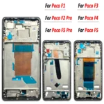 NEW Middle Frame Housing For Xiaomi Poco F1 F2 Pro F3 F4 F5 Pro Front LCD Frame Holder Cover Middle Housing Cover Bezel Parts - Image 3