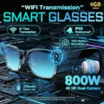 W630 2026 New Model Artificial Intelligence Smart Glasses 4K 8 Million Pixels HD Camera 1080P Video Over 100 Languages Translati - Image 3