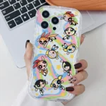 Cool Girl P-Powerpuffs Phone Case for Xiaomi Redmi Note 15 14 13 12 12S 11 Pro Plus 15 15C 14C 13C 12C 4G 5G 3D Wave Soft Cover - Image 3