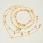 83pcs Elegant Pearl Geometric Earrings Necklace Bracelet Ring Jewelry Set For Women Heart Butterfly Star Daily Party Jewelry New - Image 5