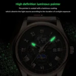 2024 Fashion Men Watch Fashion Top Luxury Sport Men's Wristwatch Waterproof Luminous Leather Date Quartz Watches Man Clock - Image 4