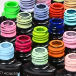 MEET ACROSS 7.3ml Blue Green Gel Nail Polish Spring Summer Glitter Semi Permanent UV Gel Varnish Nail Art Design For Manicure - Image 3