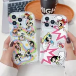 Cool Girl P-Powerpuffs Phone Case for Xiaomi Redmi Note 15 14 13 12 12S 11 Pro Plus 15 15C 14C 13C 12C 4G 5G 3D Wave Soft Cover
